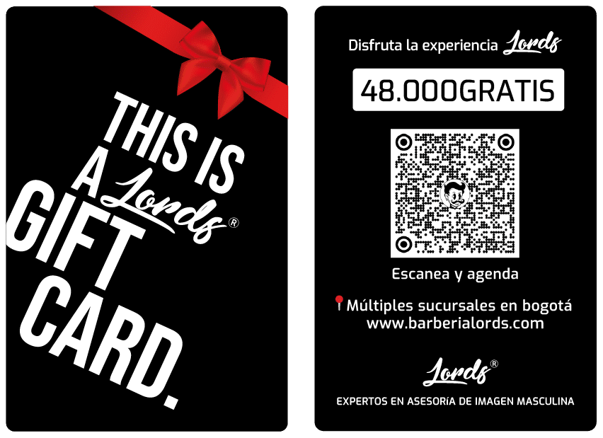 Tarjeta bono $48.000 Barbería Lords
